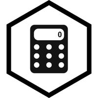 Calculator pictogram ontwerp vector