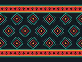 geometrische etnische oosterse patroon achtergrond. ontwerp voor textuur, verpakking, kleding, batik, stof, behang en achtergrond. patroon borduurwerk ontwerpen. vector