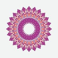 retro mandala achtergrond ontwerp vector