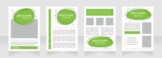 promotie blanco brochure lay-outontwerp vector