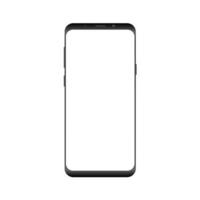 realistische smartphone mockup vectorillustratie. eps 10 vector