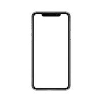 realistische smartphone mockup vectorillustratie. eps 10 vector