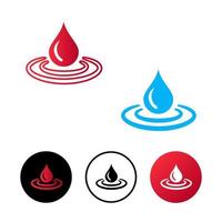 abstracte water pictogram illustratie vector