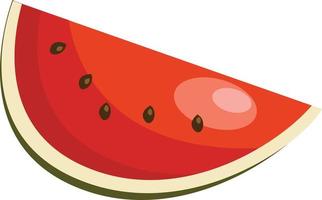 watermeloen gesneden fruit illustratie vector