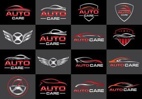 vector logo teken symbool icon set voor automotive bedrijf of bedrijf,