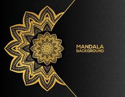 luxe decoratieve mandala ontwerp achtergrond vector
