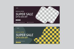 mode verkoop banners set sjabloon pro download vector