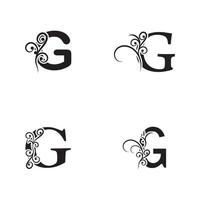 letter g logo pictogram ontwerpsjabloon elementen voor uw toepassing of bedrijfsidentiteit vector