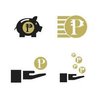 Filipijnen bankieren valutasymbool, peso vector icon