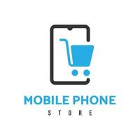 mobiele telefoon winkel, smartphone winkel vector