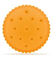 krokant koekje cookie vectorillustratie vector