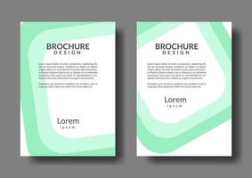 zakelijke brochure sjablonen. voor promotie en reclame vector