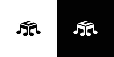 modern en elegant c initialen muziek logo-ontwerp vector