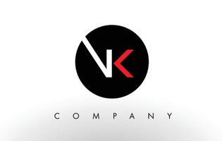 vk-logo. brief ontwerp vector. vector