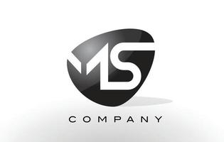 ms-logo. brief ontwerp vector. vector