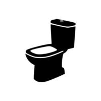 toilet vector pictogram eenvoudig ontwerp