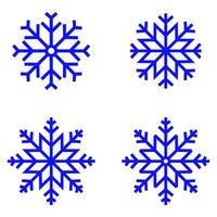 sneeuwvlok pictogram. sneeuw pictogram geïsoleerd op een witte achtergrond. symbool van de winter, bevroren, kerstmis, nieuwjaarsvakantie. vector