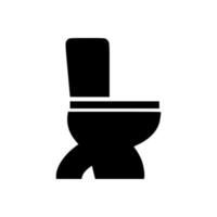 toilet vector pictogram eenvoudig ontwerp