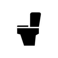 toilet vector pictogram eenvoudig ontwerp