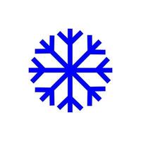 sneeuwpictogram eenvoudig ontwerp perfect voor alle projecten vector