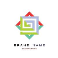 9 spiraalvormige logo-ontwerpen vector voor merk of bedrijf en andere