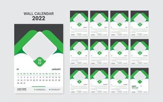 kalender 2022 ontwerpsjabloon