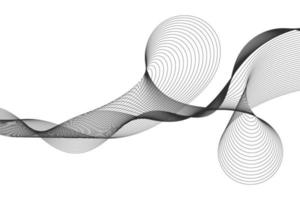 abstract golfelement voor ontwerp. digitale frequentie track-equalizer vector