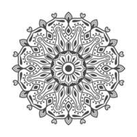 bloemen mandala achtergrondontwerp vector