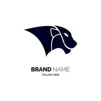 tijger logo ontwerp sjabloon silhouet voor merk of bedrijf en andere vector