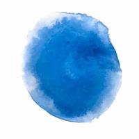 blauwe aquarel verf vlek achtergronden. vector illustratie