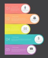 infographic sjablonen voor zakelijke vectorillustratie. vector