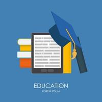 zakelijk onderwijsconcept. trends en innovatie in het onderwijs. vector