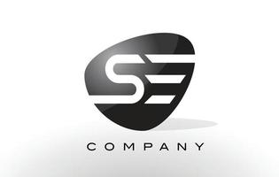 se-logo. brief ontwerp vector. vector