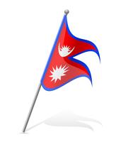 vlag van Nepal vector illustratie