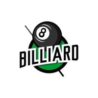 logo biljart vector