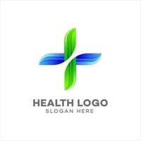 gezondheid logo ontwerp sjabloon vector