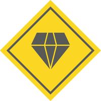 diamant pictogram ontwerp vector