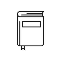 boek pictogram sjabloon zwarte kleur bewerkbaar. boek pictogram symbool platte vectorillustratie voor grafisch en webdesign. vector