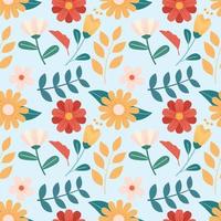 lente bloemen naadloos patroon vector