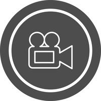 Videocamera pictogram ontwerp vector