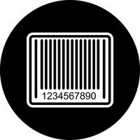 Barcode pictogram ontwerp vector