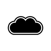 Cloud pictogram ontwerp vector