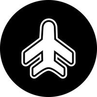 Vliegtuig pictogram ontwerp vector