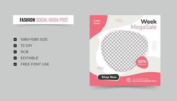 moderne promotie vierkante webbanner voor sociale media. elegante verkoop- en kortingspromo-achtergronden vector