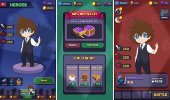 action game ui kit zal menu's, pop-up, schermen en game-elementen vector