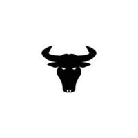 stier hoorn logo en symbool sjabloon pictogrammen app vector