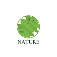 blad natuur logo en symbool voor teken milieu industrie vector