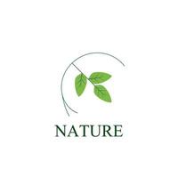 blad natuur logo en symbool voor teken milieu industrie vector