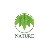 blad natuur logo en symbool voor teken milieu industrie vector