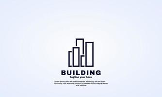 vector idee gebouw constructie logo ontwerp